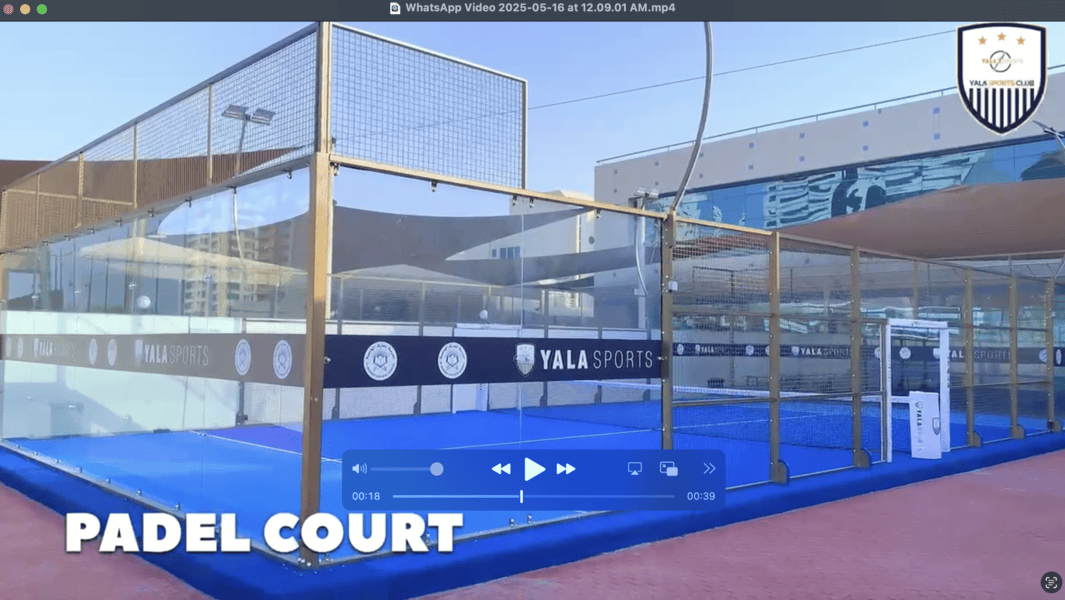 Outdoor Padel Court Rental (1 hour)